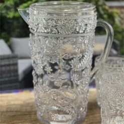 Gulches 2.5 Quarts Paisley Water Pitcher - Unbreakable, BPA-Free Plastic, Ideal For Drinks & Parties 10 Gulches 2.5 Quarts Paisley Water Pitcher - Unbreakable, BPA-Free Plastic, Ideal For Drinks & Parties -Household Kettle Shop GUEST 00ebc90f 057f 468d a743 4dc198dfd592