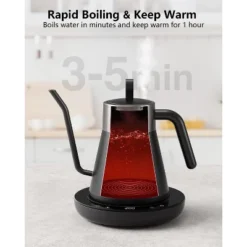 CROWNFUL Smart Electric Gooseneck Kettle With 4 Variable Presets, ±1℉ Temperature Control -Household Kettle Shop GUEST 057aafa1 a4b2 4f3d 979b 9a343e6fa604