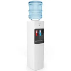 Avalon Top Loading Hot & Cold Water Cooler Dispenser - White: 5 Gallon Capacity, Freestanding, Energy Star Certified