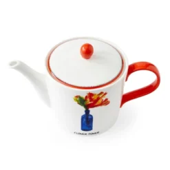 Spode Kit Kemp Doodle 32oz Teapot, Flower Power Tagline, Fine China, Dishwasher Safe, Elevate Your Afternoon Tea Experience -Household Kettle Shop GUEST 0a654b1c 5bfd 499d ad01 78b9de1076be