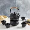 Juvale Hobnail Black Cast Iron Tea Kettle For Stovetop - Japanese Tea Pot Set With Infuser, Trivet, Warmer, 4 Teacups, 40 Oz 2 Juvale Hobnail Black Cast Iron Tea Kettle For Stovetop - Japanese Tea Pot Set With Infuser, Trivet, Warmer, 4 Teacups, 40 Oz -Household Kettle Shop GUEST 0cadde37 616d 4cf3 8bad efda666f087a