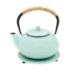 Juvale Cast Iron Teapot With Infuser - Japanese Tea Kettle, Loose Leaf Tetsubin With Trivet (Green, 3 Pcs, Holds 18 Oz,500 Ml) 16 Juvale Cast Iron Teapot With Infuser - Japanese Tea Kettle, Loose Leaf Tetsubin With Trivet (Green, 3 Pcs, Holds 18 Oz,500 Ml) -Household Kettle Shop GUEST 0cd0429b 235a 4f1c 88d3 798b5b7cc608