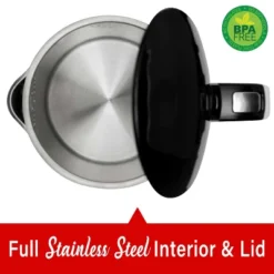 Brentwood 1,100-Watt 1.7-L Cordless Cool-Touch Digital Electric Kettle With Stainless Steel Interior, BTWKT2015DBK In Black -Household Kettle Shop GUEST 1104c853 e393 46d1 8d73 aabe85cee716