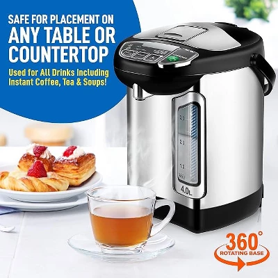 NutriChef Pour Perfection: Elevate Every Sip With Our Electric Water Boiler And Warmer 5 NutriChef Pour Perfection: Elevate Every Sip With Our Electric Water Boiler And Warmer - Image 3