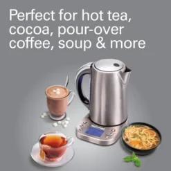 Hamilton Beach 1.7L Digital Kettle - Black: Stainless Steel Tea & Water Heater, 1500W Electric Kettle, 1 Year Warranty -Household Kettle Shop GUEST 11c9af6b e64a 4b2d 859b 03521a4aa1cc