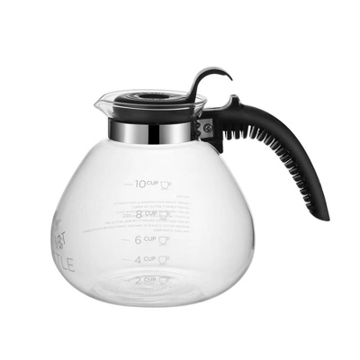 SharpChef Borosilicate Glass Stove Top Whistling Tea Kettle 12 Cup/48oz Capacity - BPA-Free, For Gas, Electric, And Glass Ranges 8 SharpChef Borosilicate Glass Stove Top Whistling Tea Kettle 12 Cup/48oz Capacity - BPA-Free, For Gas, Electric, And Glass Ranges - Image 6