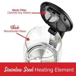 Brentwood 1.79-Qt. Cordless Digital Glass Electric Kettle With 6 Precise Temperature Presets And Swivel Base In Black 20 Brentwood 1.79-Qt. Cordless Digital Glass Electric Kettle With 6 Precise Temperature Presets And Swivel Base In Black -Household Kettle Shop GUEST 13f5de4b d731 4513 ac23 a1db1f9ac978