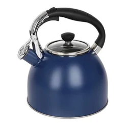 Itopfox Stainless Steel Whistling Tea Kettle With Heat-Resistant Glass Lid & Capsule Bottom, Navy Blue, 2.6 Quart Capacity 15 Itopfox Stainless Steel Whistling Tea Kettle With Heat-Resistant Glass Lid & Capsule Bottom, Navy Blue, 2.6 Quart Capacity -Household Kettle Shop GUEST 14bf49da 5816 48a6 8d6a 23295dd9ff9c