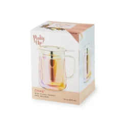 Pinky Up Chas Mini Glass Teapot, Loose Leaf Tea Infuser, Hot Tea Or Iced Tea Maker, Small Teapot, 16 Ounce Loose Leaf Infuser, Iridescent, Set Of 1 12 Pinky Up Chas Mini Glass Teapot, Loose Leaf Tea Infuser, Hot Tea Or Iced Tea Maker, Small Teapot, 16 Ounce Loose Leaf Infuser, Iridescent, Set Of 1 -Household Kettle Shop GUEST 1703134f 3944 4682 a756 7d20e5892870