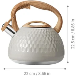 Itopfox Tea Kettle With Wood Pattern Handle, Loud Whistle, Food Grade Stainless Steel, Anti-Hot Handle, Rust-Resistant, Suitable For All Heat Sources 16 Itopfox Tea Kettle With Wood Pattern Handle, Loud Whistle, Food Grade Stainless Steel, Anti-Hot Handle, Rust-Resistant, Suitable For All Heat Sources -Household Kettle Shop GUEST 1b23a95a 6a66 4acf 88da 257d7389928b