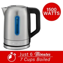Brentwood 1500 Watt Stainless Steel 1.7 Liter Electric Kettle With 5 Temperature Presets In Silver 15 Brentwood 1500 Watt Stainless Steel 1.7 Liter Electric Kettle With 5 Temperature Presets In Silver -Household Kettle Shop GUEST 1e56f02e 47af 4cc5 a26d d91acfc78921
