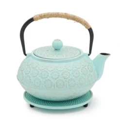 3 Piece Set Japanese Cast Iron Teapot - Loose Leaf Tetsubin With Handle, Stainless Steel Infuser, And Trivet 22 3 Piece Set Japanese Cast Iron Teapot - Loose Leaf Tetsubin With Handle, Stainless Steel Infuser, And Trivet -Household Kettle Shop GUEST 228ff4d9 25e3 4f81 9a70 62f1e7ae8a28