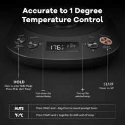 Mecity Electric Gooseneck Kettle - 0.8L, 1200W, LCD Display, ±1°C Control, Auto Shut-Off, Keep Warm, For Coffee/Tea -Household Kettle Shop GUEST 24c27766 3256 47a4 9b47 b9f7e71f1328