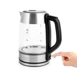 Aroma 1.7L Glass Electric Kettle: Stainless Steel Lid, Automatic Shut-Off, Ergonomic Handle, 1500W, Clear 14 Aroma 1.7L Glass Electric Kettle: Stainless Steel Lid, Automatic Shut-Off, Ergonomic Handle, 1500W, Clear -Household Kettle Shop GUEST 25c823ba 1626 4ee0 b4ac dd7a51d9ee8e