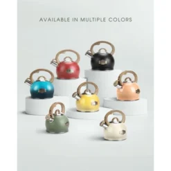 Itopfox Stovetop Whistling Tea Kettle, 2.1 Quart Stainless Steel Teapot With Heat-Resistant Handle, Compatible With All Stoves 15 Itopfox Stovetop Whistling Tea Kettle, 2.1 Quart Stainless Steel Teapot With Heat-Resistant Handle, Compatible With All Stoves -Household Kettle Shop GUEST 2a66bfc3 87a3 454d bca8 d1d64a2db956