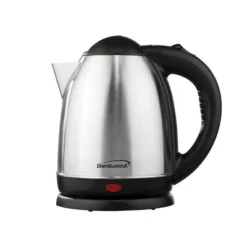 Brentwood Electric Cordless Tea Kettle In Brushed Stainless Steel - 1000W 1.5 Liter -Household Kettle Shop GUEST 2b0364b4 01d1 45ac 8a8f 1b58b85c89bd