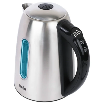 NELO Electric Kettle With 7 Temperature Presets, Digital Temperature Display, LED Indicator Lights, Stainless Steel, BPA-Free, 1.7 Liters 10 NELO Electric Kettle With 7 Temperature Presets, Digital Temperature Display, LED Indicator Lights, Stainless Steel, BPA-Free, 1.7 Liters - Image 8