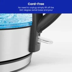 Chefman Rapid Boil 1.2L Electric Tea Kettle -Household Kettle Shop GUEST 2bf02eaa 1adc 4e9e 877e 87361ecb1277