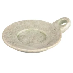 Storied Home Hand-Carved Marble Dish With Handle -Household Kettle Shop GUEST 2c484cb4 b92f 4bda 807a 8e71642104db