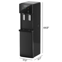 Iceman Ice Maker And Water Dispenser, Bottom-Loading For 1-5 Gallon Bottles - Black -Household Kettle Shop GUEST 2c990e89 bc00 48d7 a5ab 4f9ef3bab1be