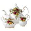 Old Country Roses Teapot, Sugar, Creamer, 3 Piece Set -Household Kettle Shop GUEST 305be13f f729 4968 a046 c29e28078d7a