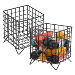 Unique Bargains Metal Large Capacity Rust-proof Elegant Coffee Holder Basket 2 Pcs -Household Kettle Shop GUEST 3089e35b 23b7 40cc 9bad 560a40a0c9f7
