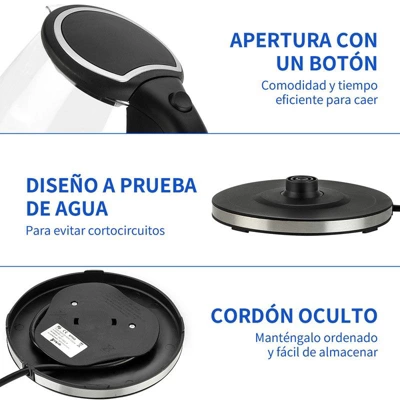 Winado 1.8L 1200-Watt Electric Kettle With Blue LED Light 6 Winado 1.8L 1200-Watt Electric Kettle With Blue LED Light - Image 4