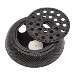 Juvale Hobnail Black Cast Iron Tea Kettle For Stovetop - Japanese Tea Pot Set With Infuser, Trivet, Warmer, 4 Teacups, 40 Oz -Household Kettle Shop GUEST 32400306 86cf 45d5 8746 49b356dabbca