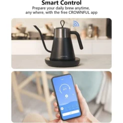 CROWNFUL Smart Electric Gooseneck Kettle With 4 Variable Presets, ±1℉ Temperature Control -Household Kettle Shop GUEST 32b90c15 f235 4b20 a653 03f9cc78de03