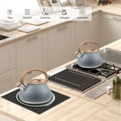 Itopfox Whistling Tea Kettle, Stainless Steel Teapot For Stovetop & Induction Stove, Fast Boiling Water Pot With Loud Whistle, Ergonomic Handle -Household Kettle Shop GUEST 3650b2f8 eb6b 4969 a1d0 968670680ba3