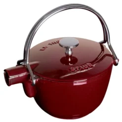 STAUB Cast Iron 1-qt Round Tea Kettle 19 STAUB Cast Iron 1-qt Round Tea Kettle -Household Kettle Shop GUEST 38c27711 f190 416e a393 61b99dbf63fd