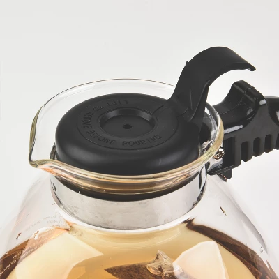 SharpChef Borosilicate Glass Stove Top Whistling Tea Kettle 12 Cup/48oz Capacity - BPA-Free, For Gas, Electric, And Glass Ranges 6 SharpChef Borosilicate Glass Stove Top Whistling Tea Kettle 12 Cup/48oz Capacity - BPA-Free, For Gas, Electric, And Glass Ranges - Image 4
