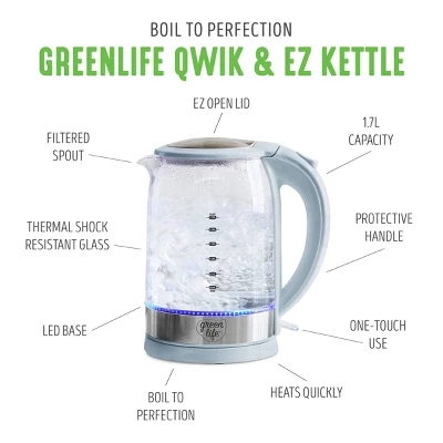 GreenLife Qwik And EZ Glass Kettle 6 GreenLife Qwik And EZ Glass Kettle - Image 4