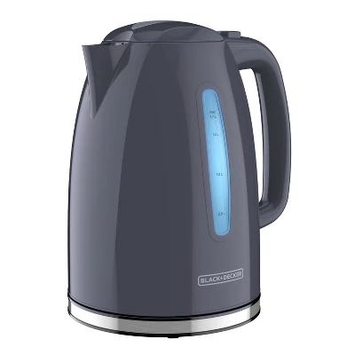 Black & Decker BLACK+DECKER 1.7L Cordless Electric Kettle, KE1555GY, Water Window, Rapid Boil, Auto Shutoff, Grey 10 Black & Decker BLACK+DECKER 1.7L Cordless Electric Kettle, KE1555GY, Water Window, Rapid Boil, Auto Shutoff, Grey - Image 8