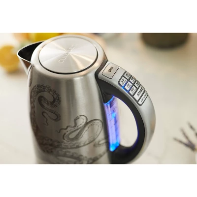 Cuisinart 1.7L Caskata PerfecTemp Cordless Programmable Stainless Steel Electric Kettle Silver CPK-17P1CK: Adjustable Temperature, Anti-Scale Filter 8 Cuisinart 1.7L Caskata PerfecTemp Cordless Programmable Stainless Steel Electric Kettle Silver CPK-17P1CK: Adjustable Temperature, Anti-Scale Filter - Image 6