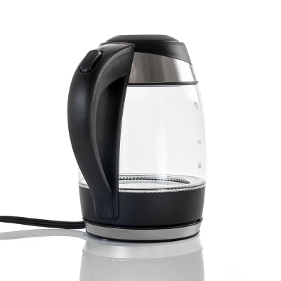Mega Chef 1.8Lt. Glass And Stainless Steel Electric Tea Kettle: BPA-Free, Push-Button Lid, 360° Base, Overheat Protection 9 Mega Chef 1.8Lt. Glass And Stainless Steel Electric Tea Kettle: BPA-Free, Push-Button Lid, 360° Base, Overheat Protection - Image 7