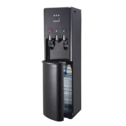 Primo Bottom Loading Water Dispenser With Single-Serve Brewing - Black: K Cup Compatible, Hot & Cold, Freestanding
