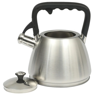 Mr. Coffee® Mr. Coffee Armidale Large 2.5QT Brushed Stainless Steel Whistling Tea Kettle 4 Mr. Coffee® Mr. Coffee Armidale Large 2.5QT Brushed Stainless Steel Whistling Tea Kettle - Image 2