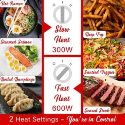 Brentwood 3.2-Qt. Multi-Function Electric Hot Pot Cooker With Food Steamer And Ceramic Non-Stick Coating, White, HPS-3302W -Household Kettle Shop GUEST 42bbe04d 36ce 4c3e 861d 2cfbec577d39