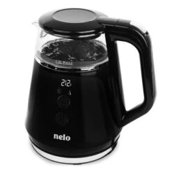 NELO Electric Kettle With 5 Temperature Control Presets, Large Digital Temperature Display, Multi-Colored LED Indicator Lights, BPA-Free, 1 Liter -Household Kettle Shop GUEST 42e81fdd 8460 4a44 8346 f81f36c62bc8