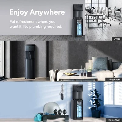 BRIO Moderna Self-Cleaning Bottom Load Water Cooler Black 7 BRIO Moderna Self-Cleaning Bottom Load Water Cooler Black - Image 5