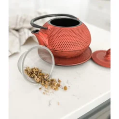 Frieling JA "Arare" CAST IRON TEAPOT 40.5 Fl. Oz. Red With Trivet 9 Frieling JA "Arare" CAST IRON TEAPOT 40.5 Fl. Oz. Red With Trivet -Household Kettle Shop GUEST 455692af 53cf 4393 8441 b19202914055