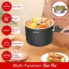 Brentwood 600-Watt 1.6-Qt. Multifunction Electric Hot Pot Cooker With Ceramic Non-Stick Ceramic Coating And Stainless-Steel Food Steamer, Black -Household Kettle Shop GUEST 475f3e46 4444 4343 88e5 97d43fe83bdf