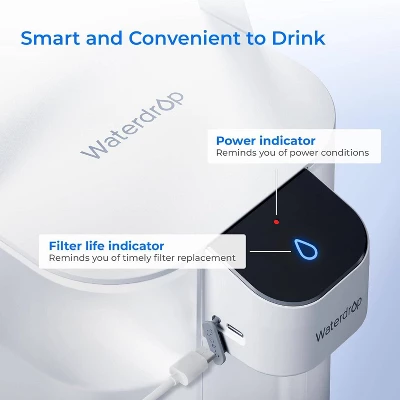 Waterdrop Electric Water Filter Pitcher With 3 Extra EDF Filter White 6 Waterdrop Electric Water Filter Pitcher With 3 Extra EDF Filter White - Image 4