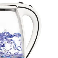 Brentwood 1.7L Tempered Glass Tea Kettle In White -Household Kettle Shop GUEST 4cb77f98 2688 4614 8dee db1ca7ac25c7