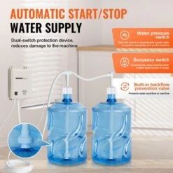 VEVOR Bottled Water Dispenser Pump System, 2x5 Gallon Dispensing System, Automatic Electric Water Dispenser, Double-Pipe Water Jug Pump, White -Household Kettle Shop GUEST 4e7f9e1d 97a0 41cb b992 6d00524cb242