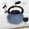 Elle Décor 3 Quart Stovetop Whistling Tea Kettle, Granite Finish, Fast Boil For Gas & Electric Stovetops 1 Elle Décor 3 Quart Stovetop Whistling Tea Kettle, Granite Finish, Fast Boil For Gas & Electric Stovetops -Household Kettle Shop GUEST 4f10e748 6944 45f5 bcde 0afdf4996a06