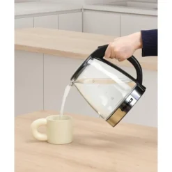 Emerald 1.8L Clear Glass Electric Kettle, Break Resistant, Rapid Boil, 1100W 15 Emerald 1.8L Clear Glass Electric Kettle, Break Resistant, Rapid Boil, 1100W -Household Kettle Shop GUEST 53898394 0354 41a9 9ad5 4dffedc77414