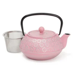 Juvale Cast Iron Floral Teapot Kettle With Stainless Steel Infuser Set, Japanese Tea Pot For Kitchen Pantry, 34 Oz 22 Juvale Cast Iron Floral Teapot Kettle With Stainless Steel Infuser Set, Japanese Tea Pot For Kitchen Pantry, 34 Oz -Household Kettle Shop GUEST 576c3b5f b936 43af b88c ec1230202b6f