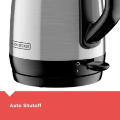 Black & Decker BLACK+DECKER 1.7L Cordless Electric Kettle, KE1700SD, Rapid Boil, Auto Shutoff, Stainless Steel -Household Kettle Shop GUEST 57ba18ef b3e8 4104 b99c 71489e63cff2